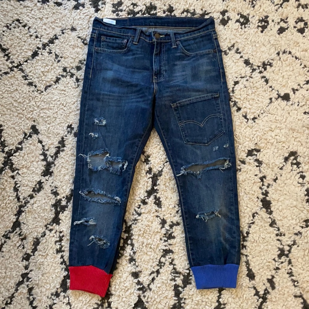 Upcycled Levi’s jeans